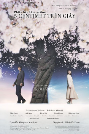 Phim Điện Ảnh Live-Action: 5 Centimet Trên Giây