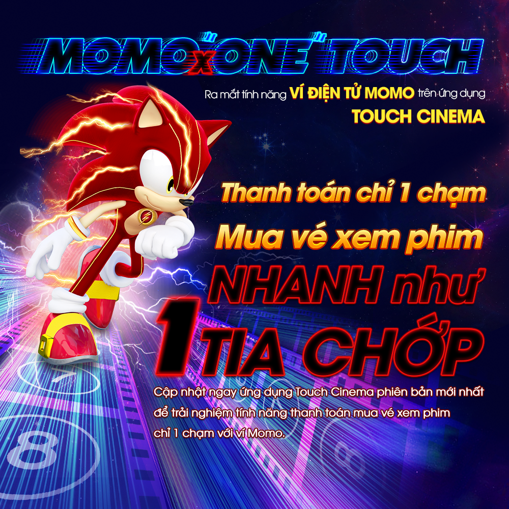 Hướng dẫn mua vé online Touch Cinema với ví điện tử Momo