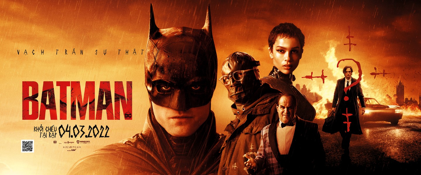 Phim BATMAN: Vạch Trần Sự Thật - BATMAN (2022) | Lịch chiếu, trailer