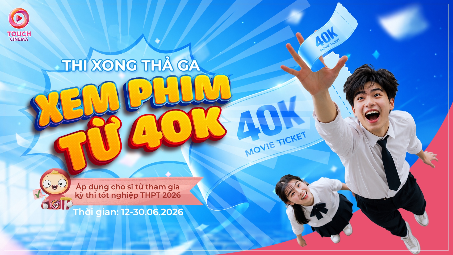 THI XONG THẢ GA - XEM PHIM TỪ 40K