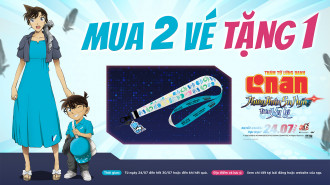 MUA 02 VÉ XEM PHIM CONAN MOVIE 29 NHẬN NGAY 01 DÂY ĐEO ĐIỆN THOẠI